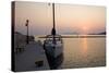 View across the Harbour at Sunrise, Frikes, Ithaca (Ithaki), Ionian Islands, Greece-Ruth Tomlinson-Stretched Canvas