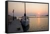 View across the Harbour at Sunrise, Frikes, Ithaca (Ithaki), Ionian Islands, Greece-Ruth Tomlinson-Framed Stretched Canvas