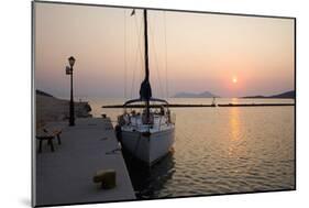 View across the Harbour at Sunrise, Frikes, Ithaca (Ithaki), Ionian Islands, Greece-Ruth Tomlinson-Mounted Photographic Print