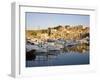 View across the Harbour at Sunrise, Port De Soller, Mallorca, Balearic Islands, Spain, Mediterranea-Ruth Tomlinson-Framed Photographic Print