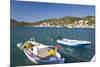 View across the Harbour, Colourful Fishing Boat in Foreground, Vathy (Vathi)-Ruth Tomlinson-Mounted Photographic Print