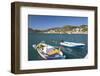 View across the Harbour, Colourful Fishing Boat in Foreground, Vathy (Vathi)-Ruth Tomlinson-Framed Photographic Print