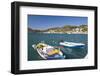 View across the Harbour, Colourful Fishing Boat in Foreground, Vathy (Vathi)-Ruth Tomlinson-Framed Photographic Print