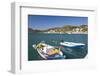 View across the Harbour, Colourful Fishing Boat in Foreground, Vathy (Vathi)-Ruth Tomlinson-Framed Photographic Print