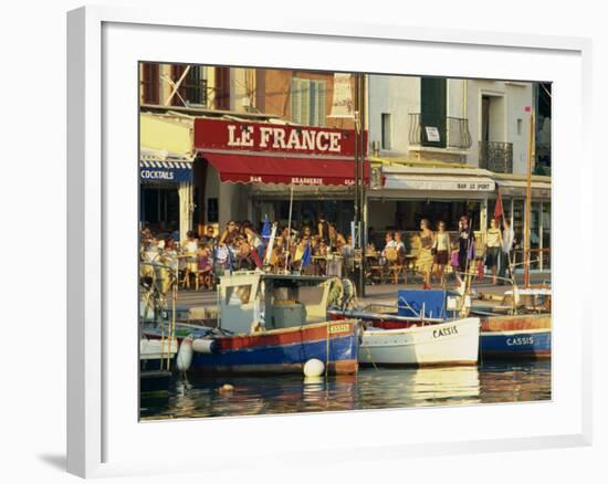 View across the Harbour in the Evening, Cassis, Bouches-Du-Rhone, Cote D'Azur, Provence, France-Tomlinson Ruth-Framed Photographic Print