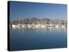 View across the Harbour Port D'Alcudia, Mallorca, Balearic Islands, Spain, Mediterranean, Europe-Ruth Tomlinson-Stretched Canvas