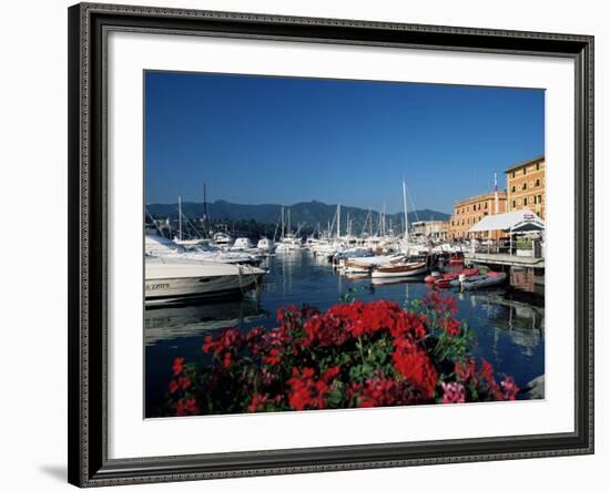 View Across the Harbour, Santa Margherita Ligure, Portofino Peninsula, Liguria, Italy-Ruth Tomlinson-Framed Photographic Print