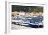 View across the Harbour to Colourful Waterfront Buildings-Ruth Tomlinson-Framed Photographic Print