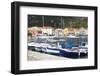 View across the Harbour to Colourful Waterfront Buildings-Ruth Tomlinson-Framed Photographic Print