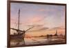 View across the Lagoon, Venice, Sunset, 1850-Edward William Cooke-Framed Giclee Print