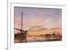 View across the Lagoon, Venice, Sunset, 1850-Edward William Cooke-Framed Giclee Print