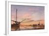 View across the Lagoon, Venice, Sunset, 1850-Edward William Cooke-Framed Giclee Print