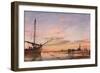 View across the Lagoon, Venice, Sunset, 1850-Edward William Cooke-Framed Premium Giclee Print