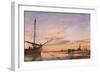 View across the Lagoon, Venice, Sunset, 1850-Edward William Cooke-Framed Premium Giclee Print