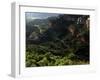 View Across the Limestone Ravine Beaneath the Medieval Village of Siurana, Catalonia, Spain-David Pickford-Framed Photographic Print