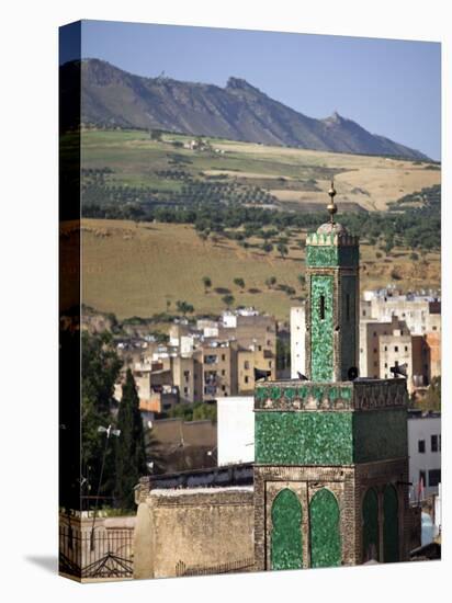 View across the Old Medina of Fes, Morocco-Julian Love-Stretched Canvas