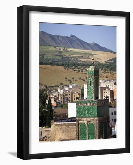 View across the Old Medina of Fes, Morocco-Julian Love-Framed Photographic Print