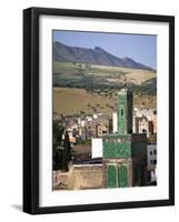 View across the Old Medina of Fes, Morocco-Julian Love-Framed Photographic Print