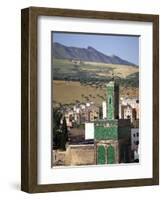 View across the Old Medina of Fes, Morocco-Julian Love-Framed Photographic Print