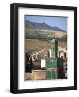 View across the Old Medina of Fes, Morocco-Julian Love-Framed Photographic Print