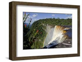 View across the Rim of Kaieteur Falls, Guyana, South America-Mick Baines & Maren Reichelt-Framed Photographic Print