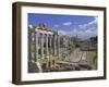 View Across the Roman Forum, Rome, Lazio, Italy, Europe-John Miller-Framed Premium Photographic Print