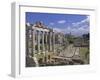 View Across the Roman Forum, Rome, Lazio, Italy, Europe-John Miller-Framed Premium Photographic Print