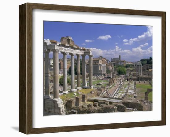 View Across the Roman Forum, Rome, Lazio, Italy, Europe-John Miller-Framed Photographic Print