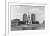 View across the Thames at Battersea. 21st August 1971-Staff-Framed Photographic Print