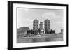 View across the Thames at Battersea. 21st August 1971-Staff-Framed Photographic Print