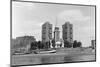 View across the Thames at Battersea. 21st August 1971-Staff-Mounted Photographic Print