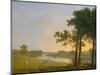 View across the Thames River Near Kew Gardens onto Syon House, about 1760/1770-Richard Wilson-Mounted Giclee Print