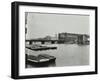 View across the Thames to Cannon Street Station, London, 1958-null-Framed Premium Photographic Print