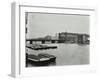 View across the Thames to Cannon Street Station, London, 1958-null-Framed Premium Photographic Print