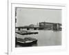 View across the Thames to Cannon Street Station, London, 1958-null-Framed Photographic Print