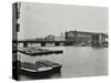 View across the Thames to Cannon Street Station, London, 1958-null-Stretched Canvas