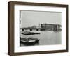 View across the Thames to Cannon Street Station, London, 1958-null-Framed Photographic Print