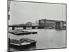 View across the Thames to Cannon Street Station, London, 1958-null-Mounted Photographic Print