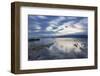 View across the tranquil waters of South Bay at dusk, Kaikoura, Canterbury, South Island, New Zeala-Ruth Tomlinson-Framed Photographic Print