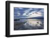 View across the tranquil waters of South Bay at dusk, Kaikoura, Canterbury, South Island, New Zeala-Ruth Tomlinson-Framed Photographic Print