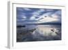 View across the tranquil waters of South Bay at dusk, Kaikoura, Canterbury, South Island, New Zeala-Ruth Tomlinson-Framed Photographic Print