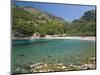 View across the Turquoise Waters of Cala Tuent Near Sa Calobra, Mallorca, Balearic Islands, Spain, -Ruth Tomlinson-Mounted Photographic Print