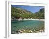 View across the Turquoise Waters of Cala Tuent Near Sa Calobra, Mallorca, Balearic Islands, Spain, -Ruth Tomlinson-Framed Photographic Print