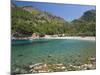 View across the Turquoise Waters of Cala Tuent Near Sa Calobra, Mallorca, Balearic Islands, Spain, -Ruth Tomlinson-Mounted Photographic Print