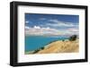 View across the turquoise waters of Lake Pukaki, near Twizel, Mackenzie district, Canterbury, South-Ruth Tomlinson-Framed Photographic Print