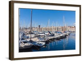 View across the Vieux Port-Nico Tondini-Framed Photographic Print