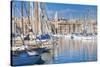 View across the Vieux Port-Nico Tondini-Stretched Canvas