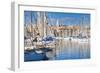 View across the Vieux Port-Nico Tondini-Framed Photographic Print