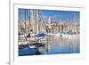 View across the Vieux Port-Nico Tondini-Framed Photographic Print