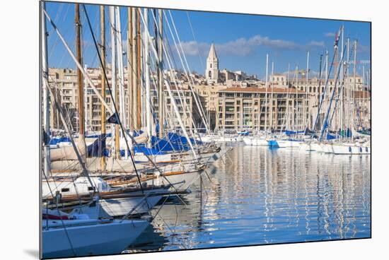 View across the Vieux Port-Nico Tondini-Mounted Photographic Print